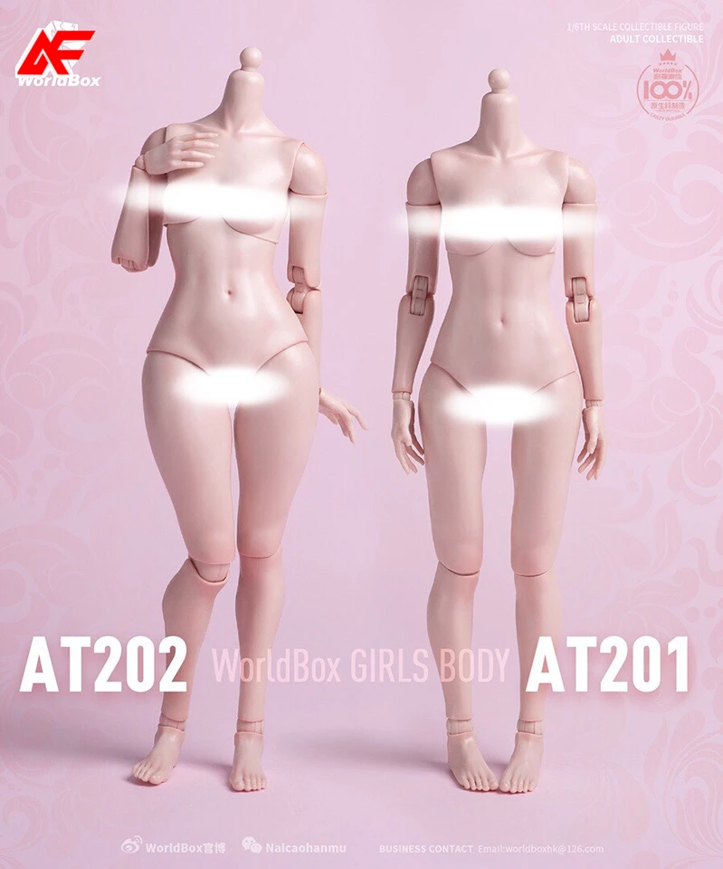 WorldBox AT201 AT202 AT203 1/6 Scale Female Super Flexible
