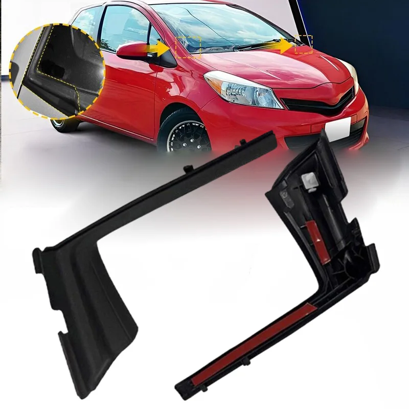 Car Front Windshield Wiper Side Cowl Extension Trim Cover 53867-52090 For Toyota Yaris / Vitz (XP130) 2012 2013 2014 53866-52090