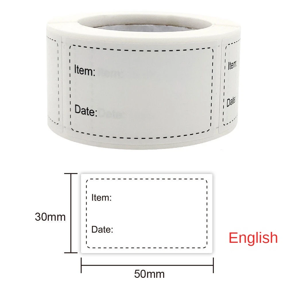 Food Labeling Efficient Visible Easy-to-use Best Waterproof Labels Practical Reliable Food Marking Labels Kitchen Durable