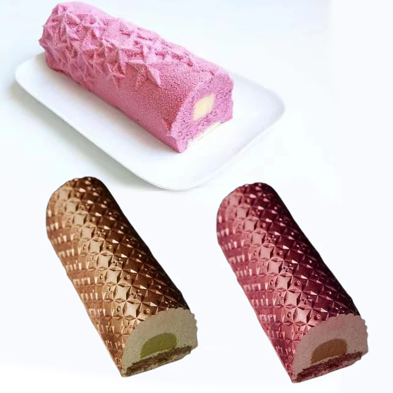 Moule Bûche 3D Diamond - SilikoMart