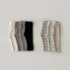 Kids Baby Spring Leggings Girls Skinny Ribbed Pants Toddler Casual Elasticity Simple Render Pants Boys Cotton Trousers 1