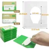 10/30/50Pcs Disposable Toilet Seat Paper Portable Travel Camping Hotel Bathroom Accessories Degradable and Eco-friendly 6