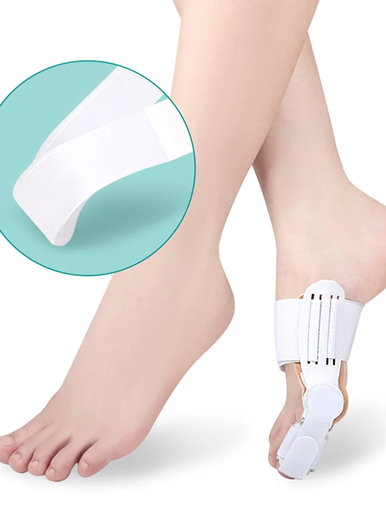 휴대용 큰 뼈 발가락 부니온 부목, 통증 완화 발가락 분리기, 회전 가능한 조절식 일상 착용, 발 용품