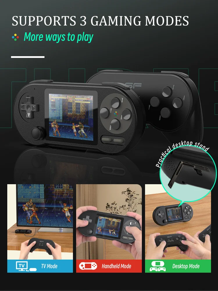 New SF2000 game console classic GBA arcade portable doubles mini handheld_voghion.com