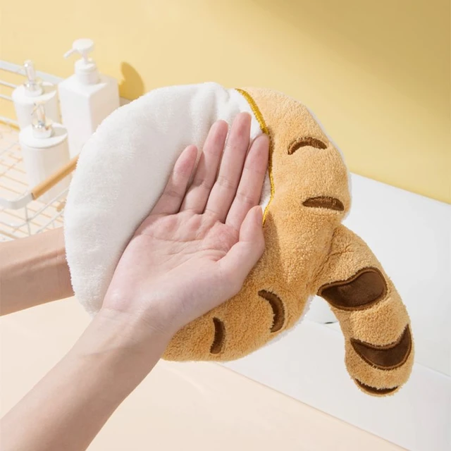 1pcs Velvet Hanging Hand Towels Bathroom Accessories Household Soft cute  Towels Cleaning Cloth Bathroom Towel Cleaning Products - AliExpress