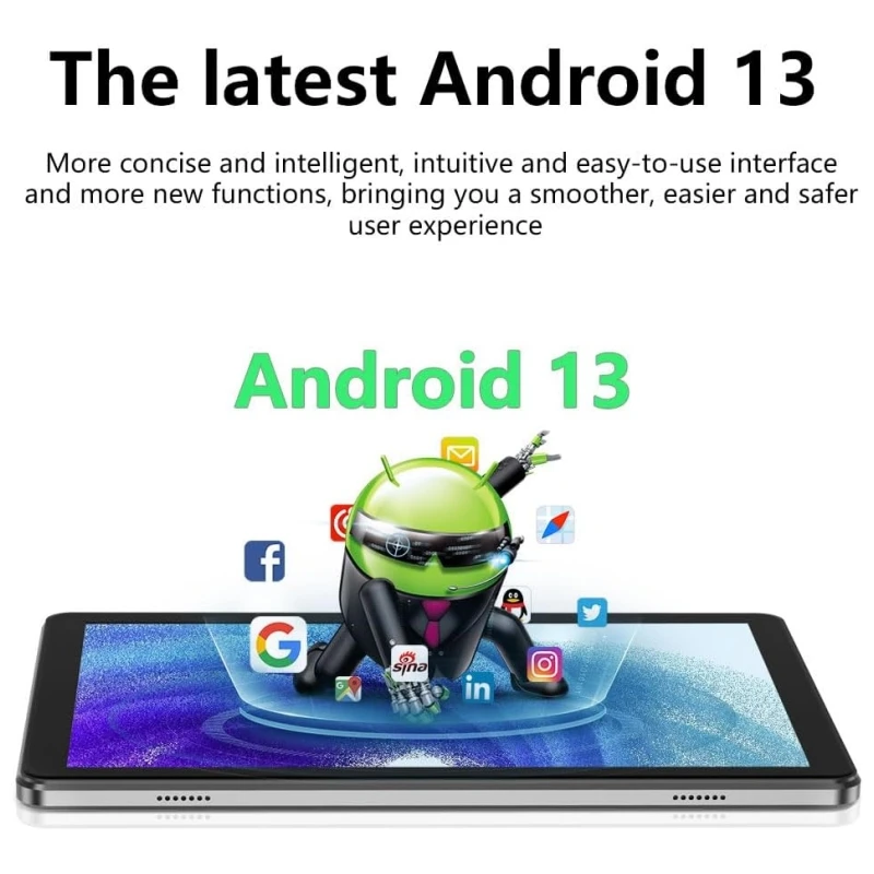Type-C Android 13 Tablets 4GB RAM 64GB ROM 10.1 INCH RK3562 Quad-Core CPU Battery 6000mAh 1280 x 800 IPS WIFI 3