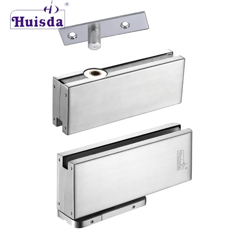 NHNConcealedGlassDoorCloserTwoWayOpenGlassDoorFloorHinge