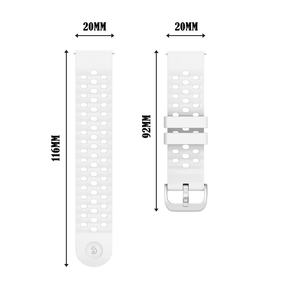 Official Style Silicone Sports Watch Strap - Premium Breathable Design