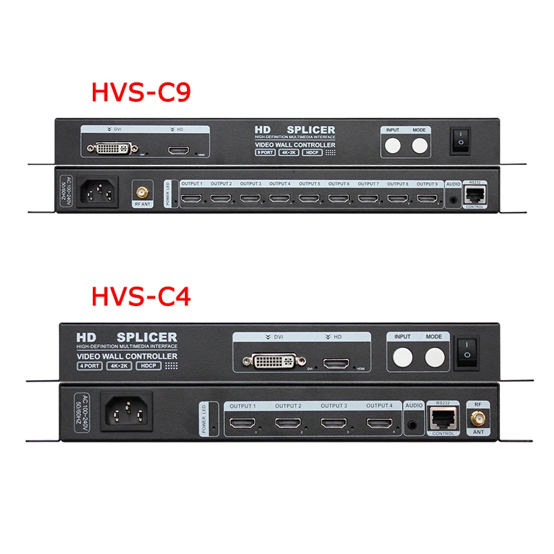 LED LCD Ƽ  ũ μ   ö̼, C4 C9 4 4K, 1X2, 1X3, 1X4, 2x2, 2x3, 3x2, 4X2, 2X4, 3x3, TV   Ʈѷ