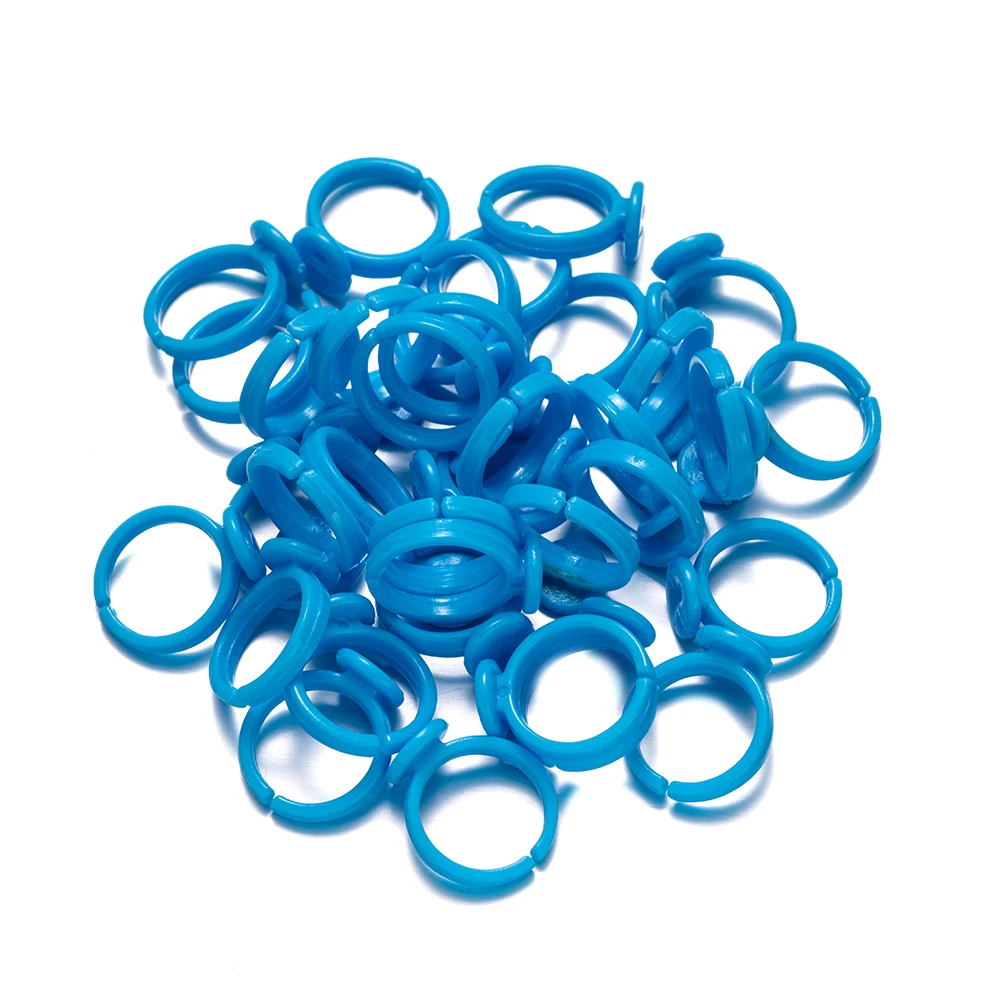 100 Stück Kinder Cartoon Kunststoff Ring halter Basis verstellbare leere Pad Tablett DIY Mädchen Herstellung liefert Schmuck Zubehör Ergebnisse – Detail 7