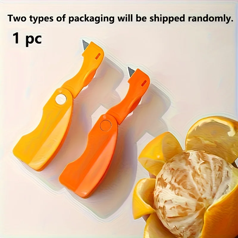 Plastic Fruit Peeler with Folding Handle for Kitchen Use