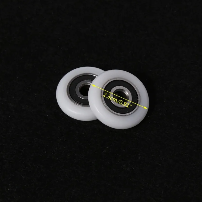 Shower door rollers sliding door roller shower room rollers roller bearing 8 Pcs Bath cabinet roller wheel shower room accessories bearing roller wheel 23/25/27mm