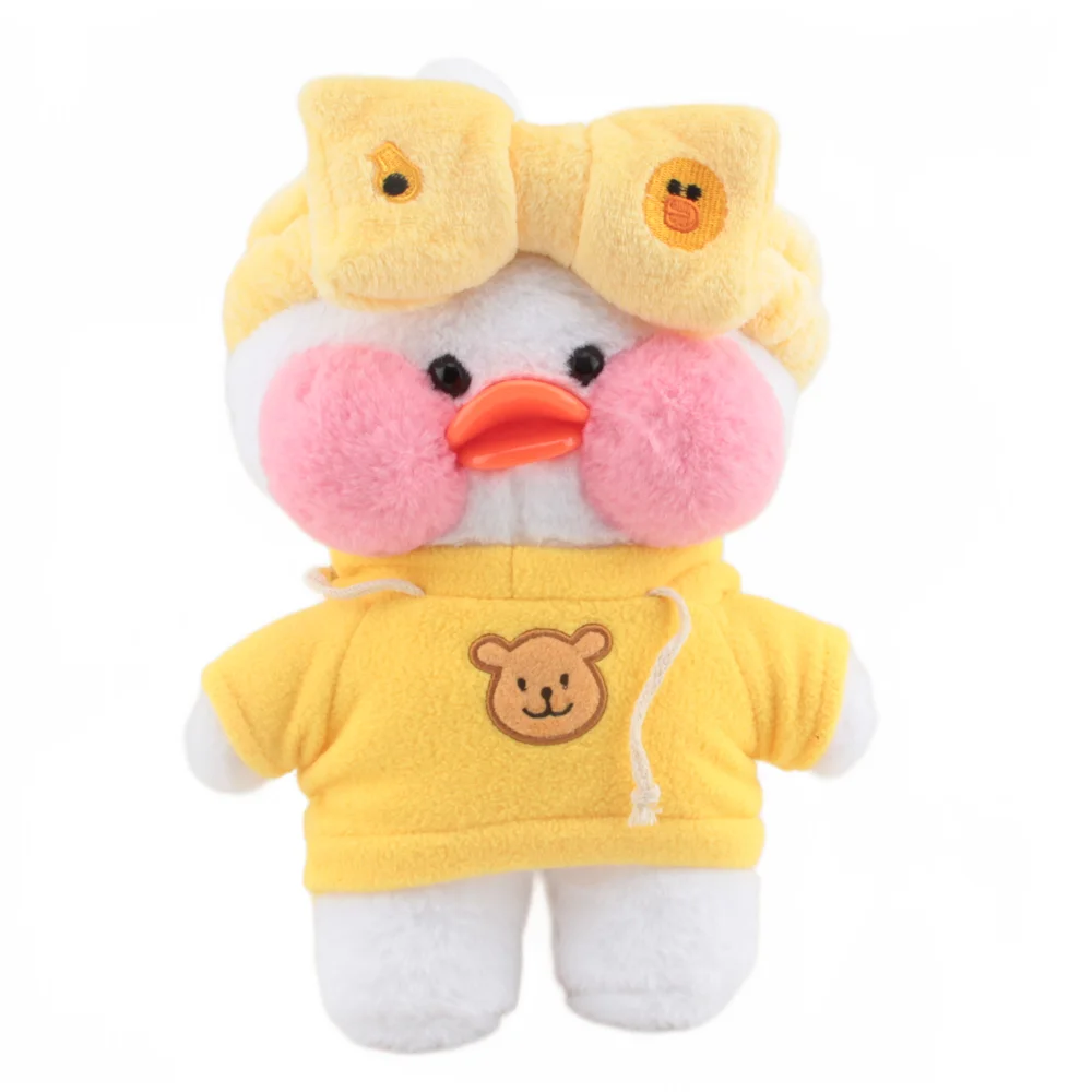 30cm Flifan Duck Cute Stuffed Toy Duck Pato Lalafanfan Paper Duck Hug  Kawaii Plush Animals Toys