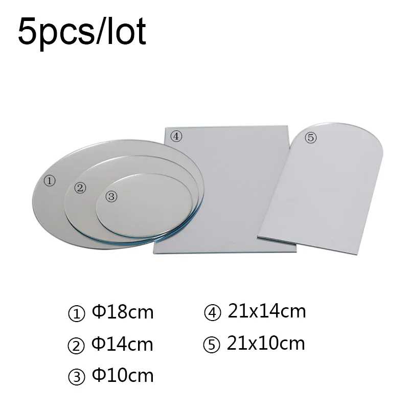 Silver 5pcs