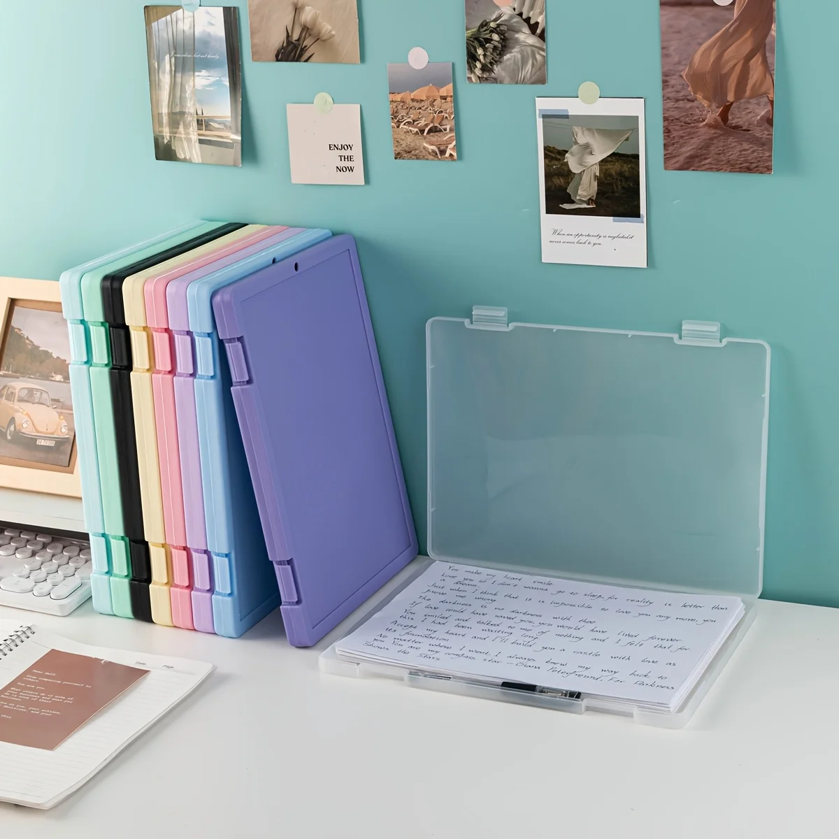 Clear Plastic A4 Document Folder: Multi-Purpose, Waterproof, And Perfect for Home, Office, Or School Use