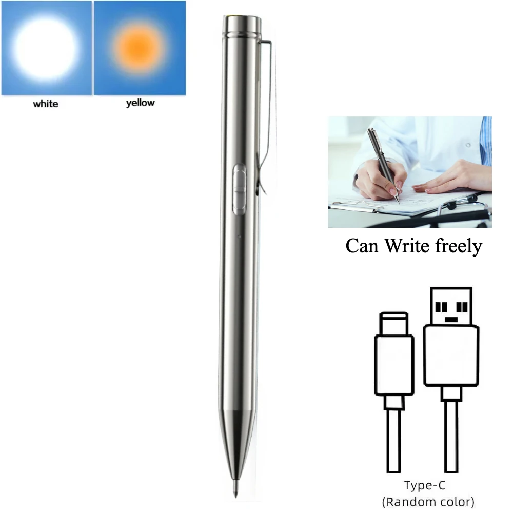 ضوء القلم الطبي المحمول المدمج في البطارية الطبية...