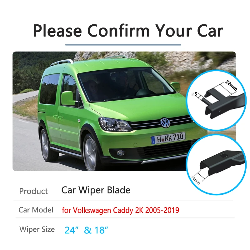 Generic Lame d'essuie-glace de lunette arrière pour voiture VW Caddy à prix  pas cher