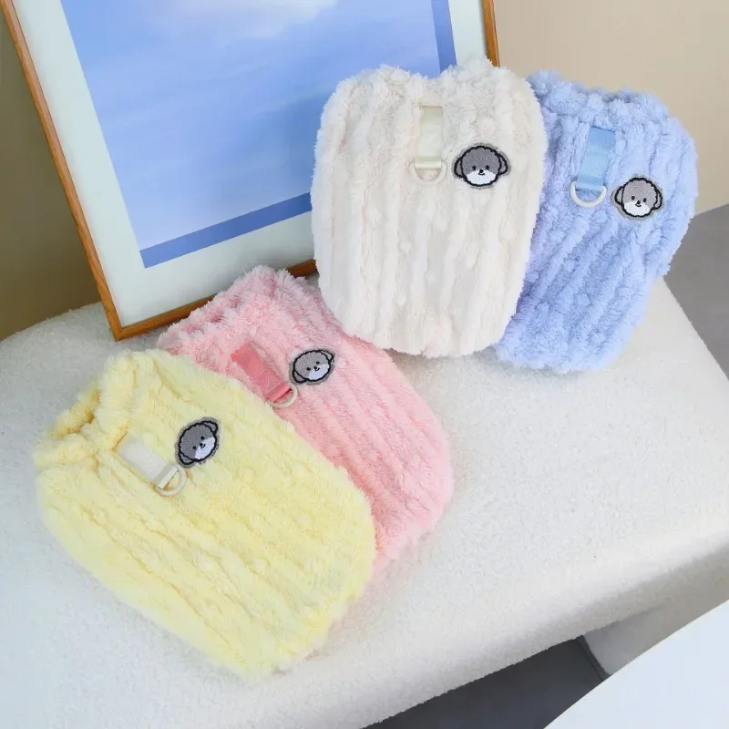 

Fashion Fleece Pet Puppy Clothes Coat Jack Dog Clothes Bear Vest Dogs Clothing Pet Outfits Cute Winter Yorkies Costume