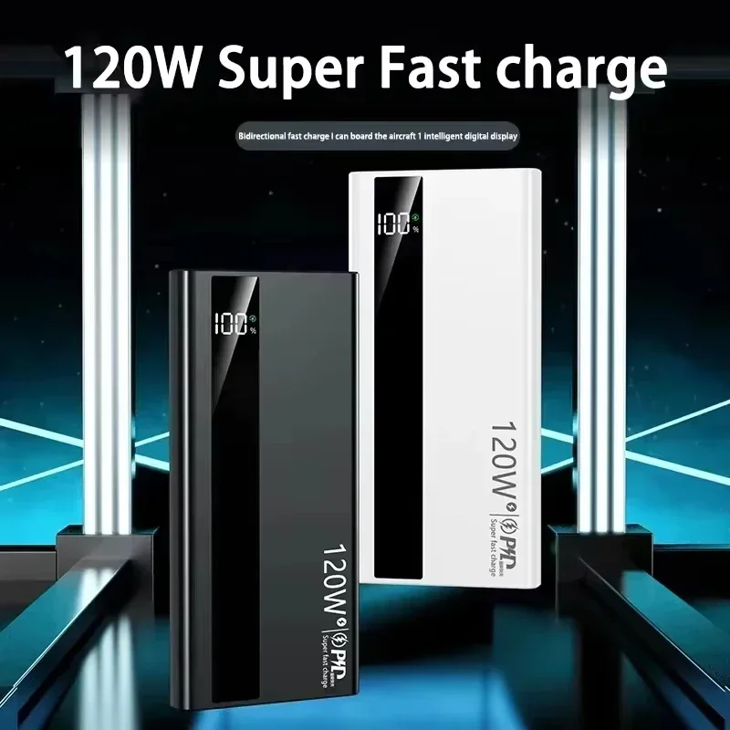 Nuovo Power Bank 2026 da 500.000 mAh, Batteria Esterna Portatile con Ricarica Super Veloce da 120W per iPhone e Samsung - Image 4