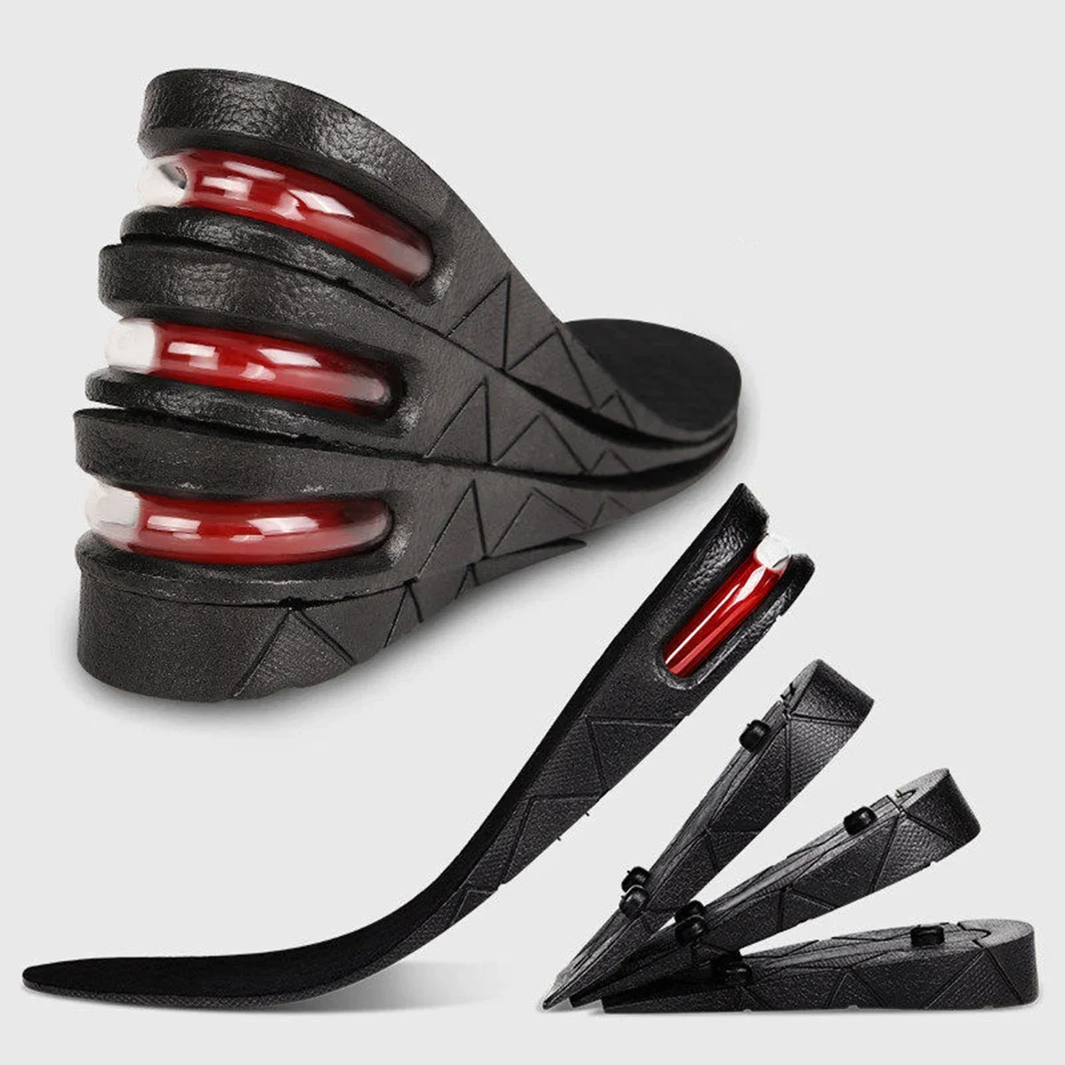PVC Insole Adjustable Height Black
