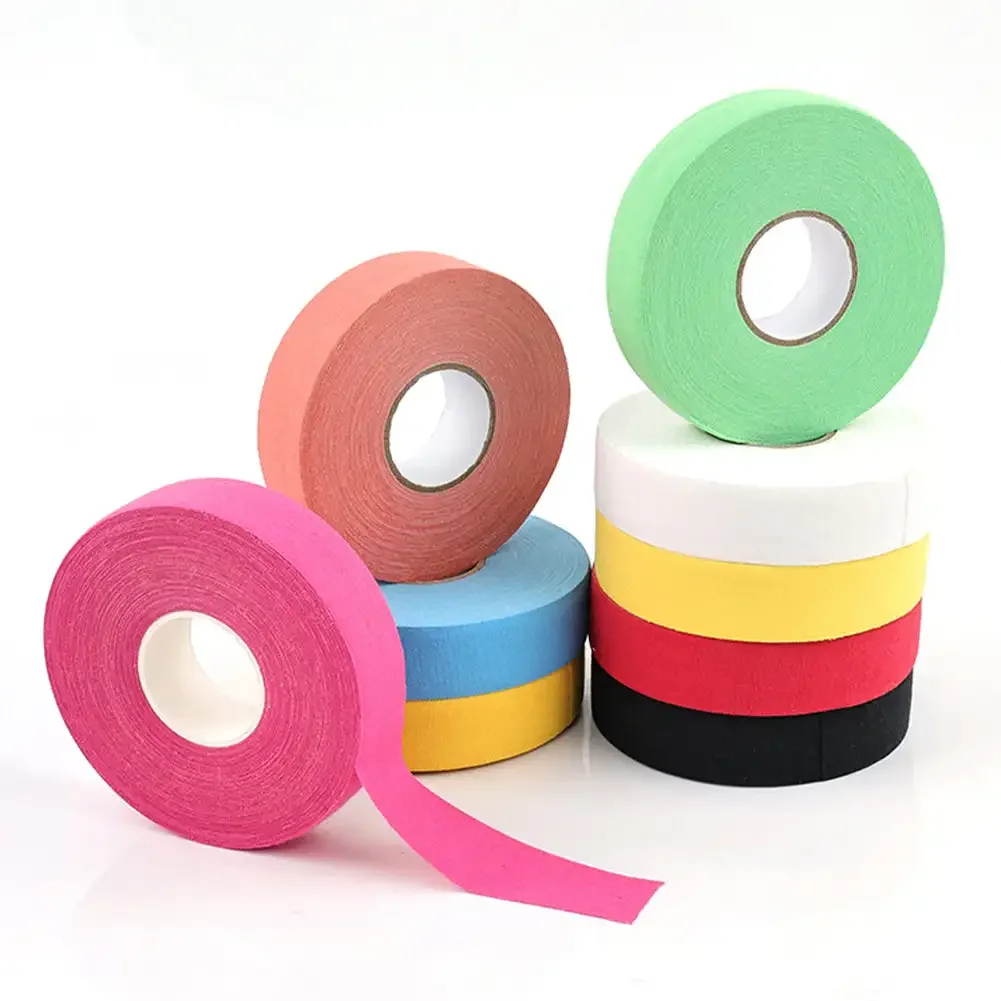 Ice Hockey Cloth Tape 2.5cm*25m Water Resistant Sports Tape Roller Hockey Wrapping Belt Stick Tapes for Badminton Grip