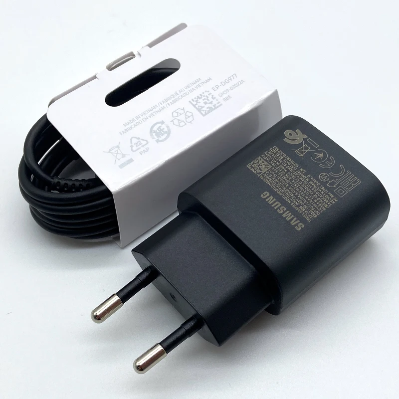 High-Speed 25W USB-C Fast Charger with EU Adapter