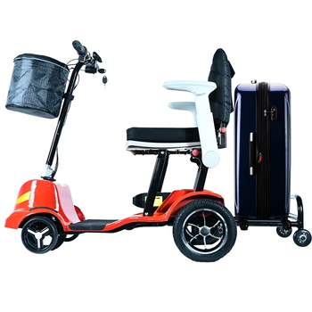 Scooter elettrico leggero da 15 kg in magnesio, trasporto in aeroporto consentito, scooter elettrico pieghevole e portatile