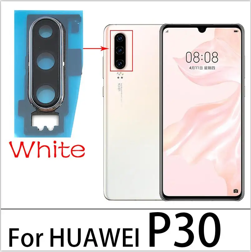 Premium Rear Camera Glass Lens Cover with Frame Holder and Adhesive