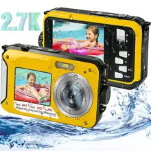 Action Camera 1080PHD 2.7K 48MP Waterproof Camera Shockproof Underwater Camera 10inch Digital Cameras Sport Camera