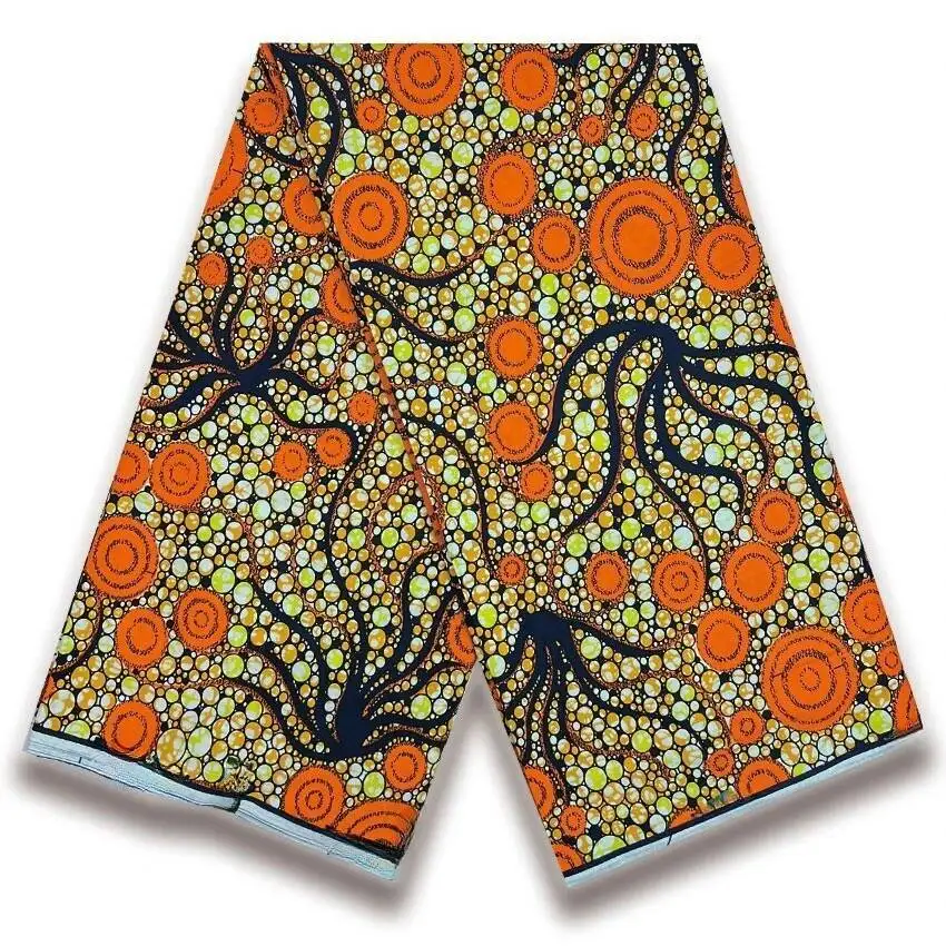 Veritable Wax Pagne African Super Real Holland Wax VL Original 2026 6 Yards 100% Cotton Batik Lace Dress Dutch Loincloth 2