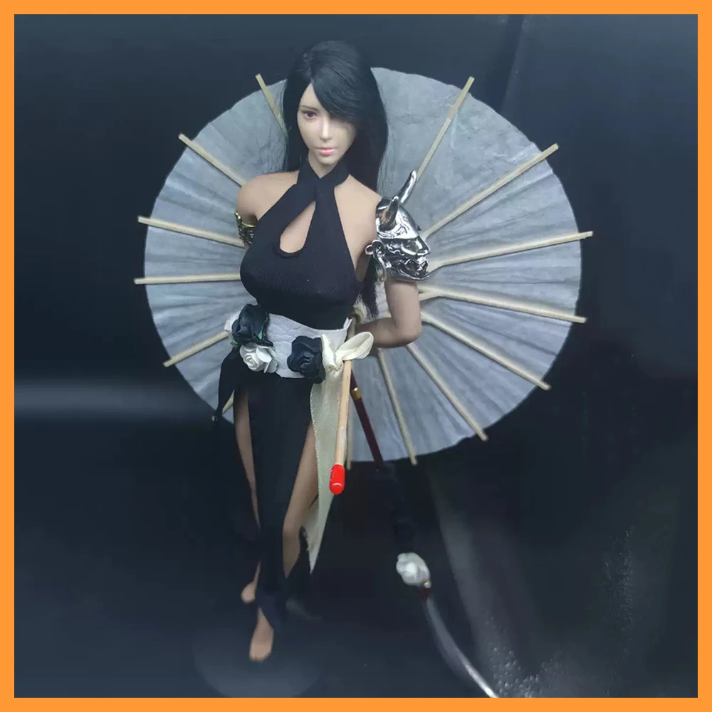 

Набор одежды в масштабе 1/6 года, цветочный Шура, женский сексуальный новый стиль, тонкий Чонсам с высоким разрезом, с оружием и маской, экшн-фигурка 12 дюймов, игрушка