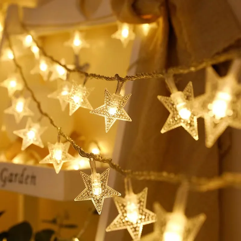 LED Fairy String Lights – Star Chain for Celebrations and Decorations
