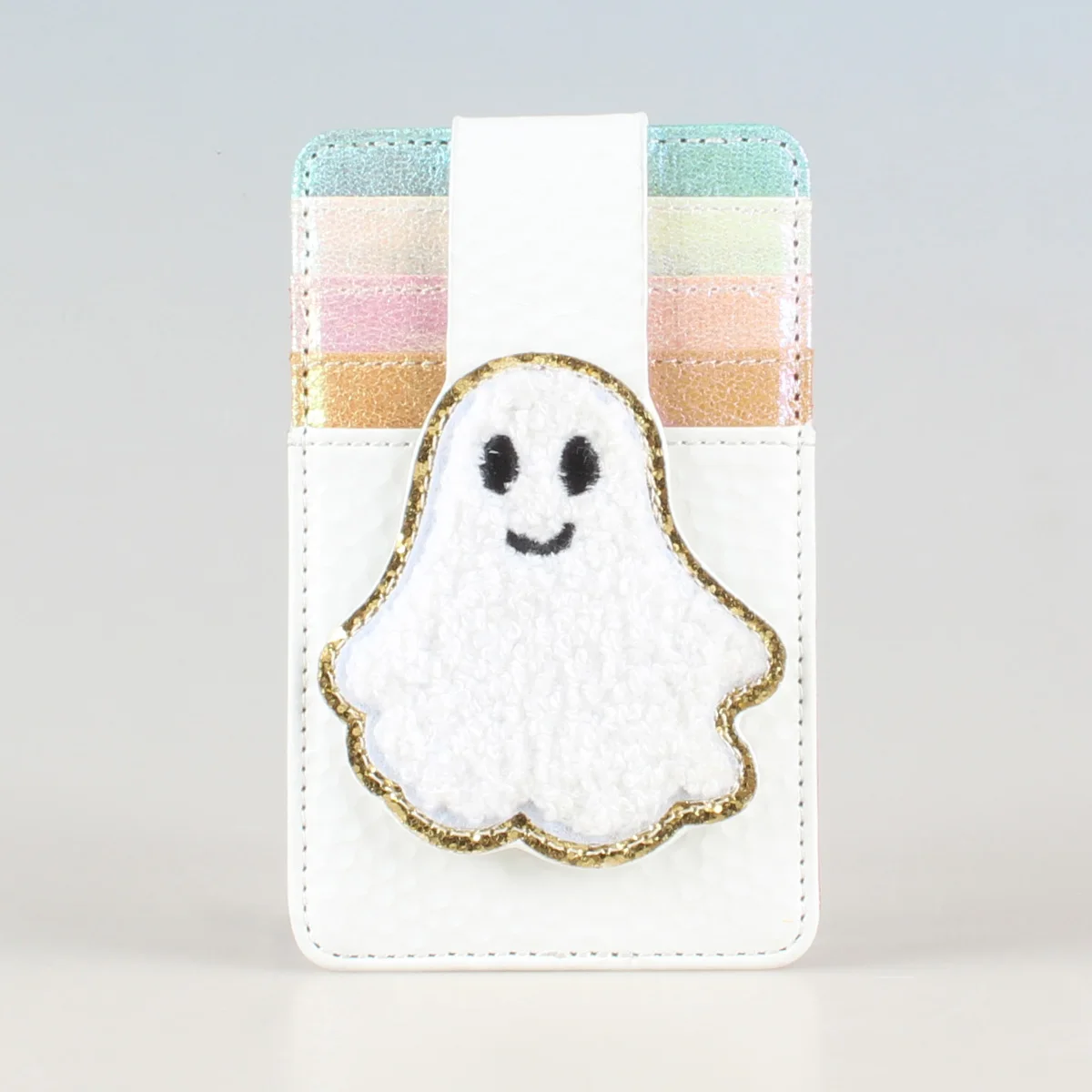 Zero Face Wallet: Halloween Themed Bifold Cardholder PU Leather, Button Closure,