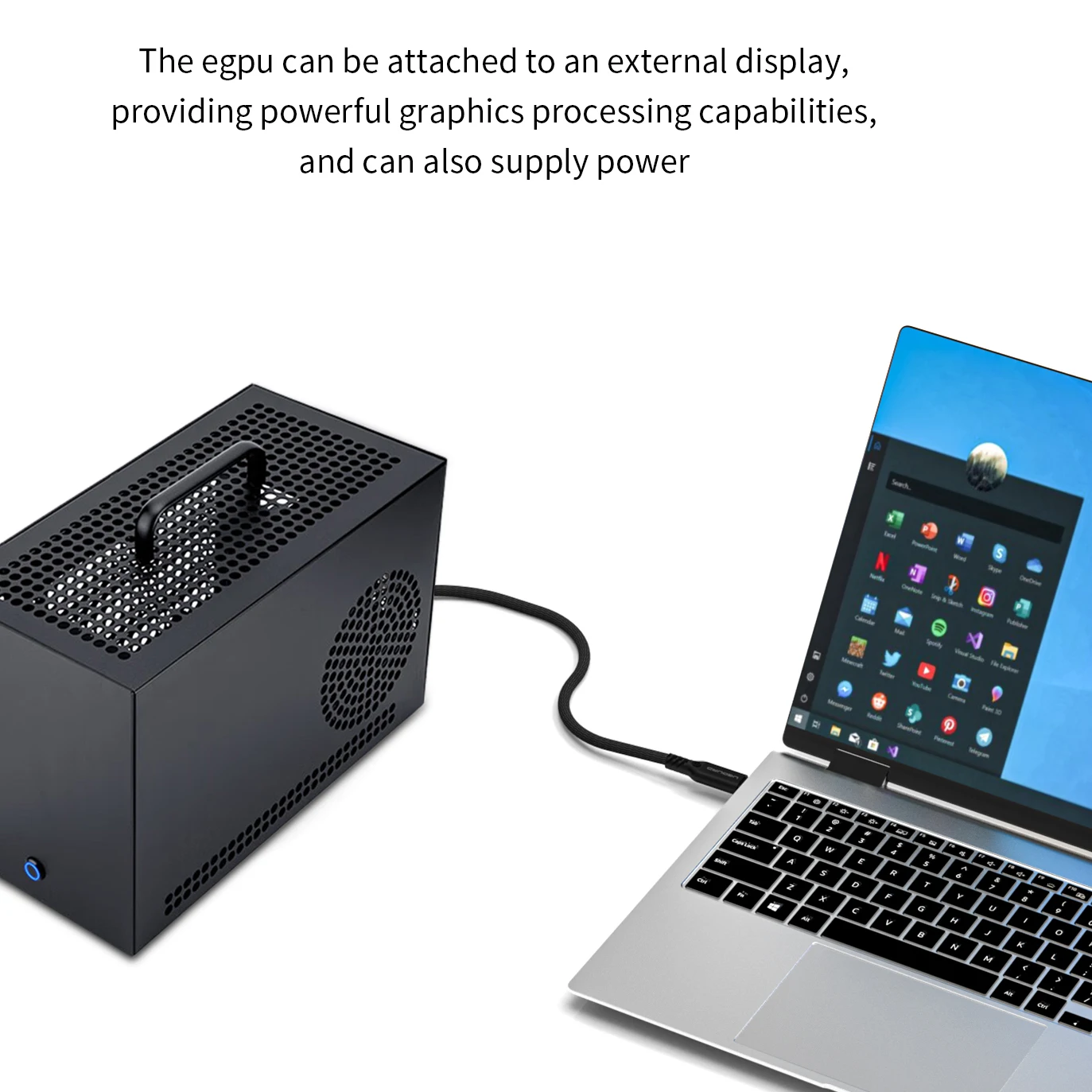 Premium 2m Thunderbolt 4 USB4 Cable 240W Fast Charging & 40Gbps Data Transfer
