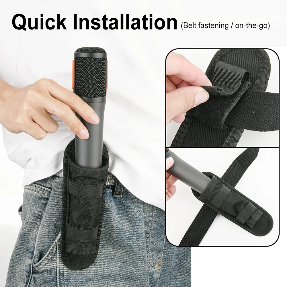 Microphone Storage Bag Lightweight Mic Storage Holder Universal Microphone Case for JBL PartyBox Mic Accessories