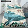 Hot Dolphin Bedding Sets Anime Sea HD Dolphin Bedspread for Teens Girls Fashion Twin Single Queen King Full Size Duvet Cover 1