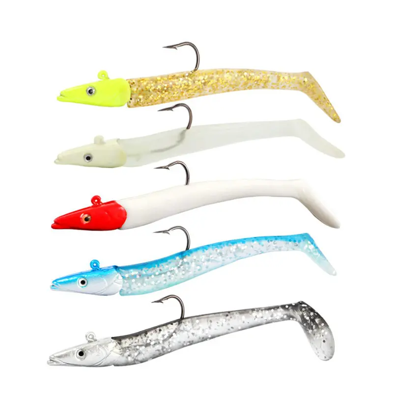 10 جرام/19 جرام/34 جرام لينة إغراء المتذبذب الاصطناعي طعم صيد معدن التصيد الطعم سيليكون البحر باس بايك روك السمك الهامور الكارب عوامة سنارة صيد تهزهز