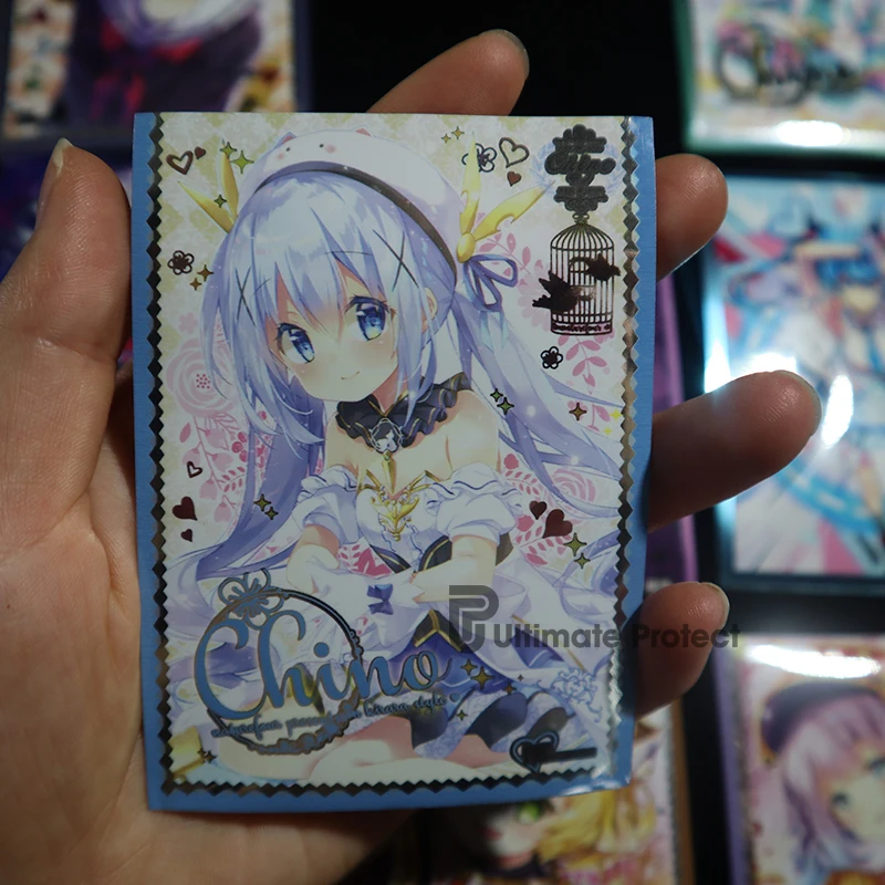 60PC cartoon card sleeve 66*91mm super cute anime card sleeve