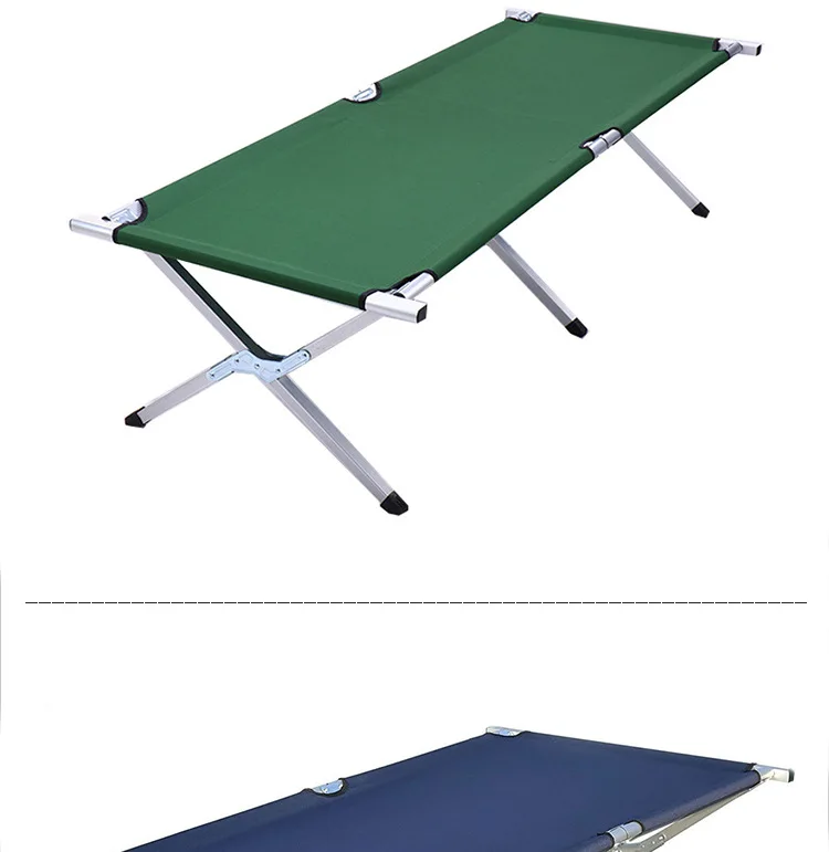 Outdoor Aluminum Alloy Folding Bed Single Bed for Camping Travel and Convenient Transportation outdoor umbrella