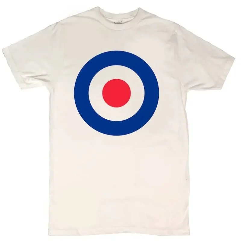 Mod Target Men's T-Shirt Men's Cotton T-Shirt Round Collar Tees Short Sleeve Clothes Big Size