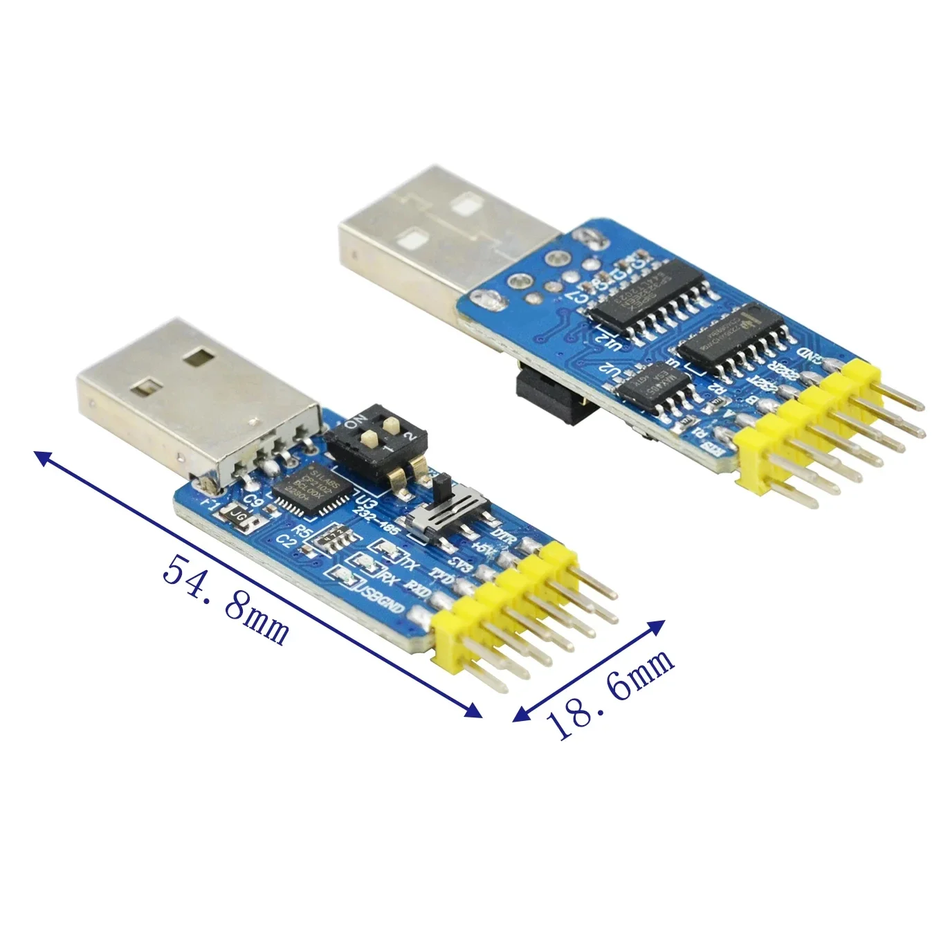 CP2102 6-in-one 다기능 직렬 포트 모듈 usb-TTL 485 232 상호 변환 3.3V/5V 레벨과 호환 가능