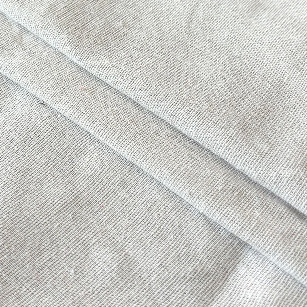 Organic Patchwork Hemp Cotton Linen Fabric - 50x150cm Quilting and Craft Material