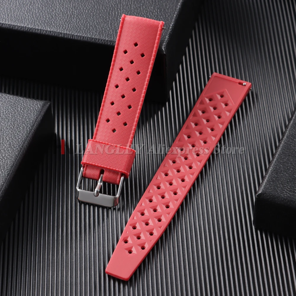 Premium Waterproof Silicone Watch Strap with Quick Release - Universal Diving Bracelet