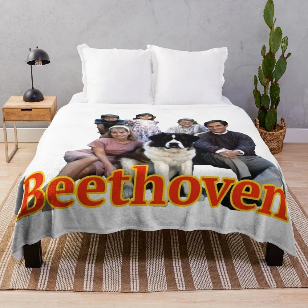 

Beethoven Throw Blanket Blankets For Bed Fluffy Softs Quilt Luxury Designer Bed linens Blankets