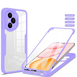 Ultimate Full - Body Protection Phone Case with 360 - Degree Double - Sided Coverage - HONOR 400 Pro (Qc360 - Purple)