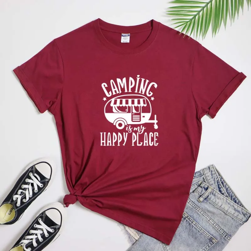 Camping Is My Happy Place T-shirt 1