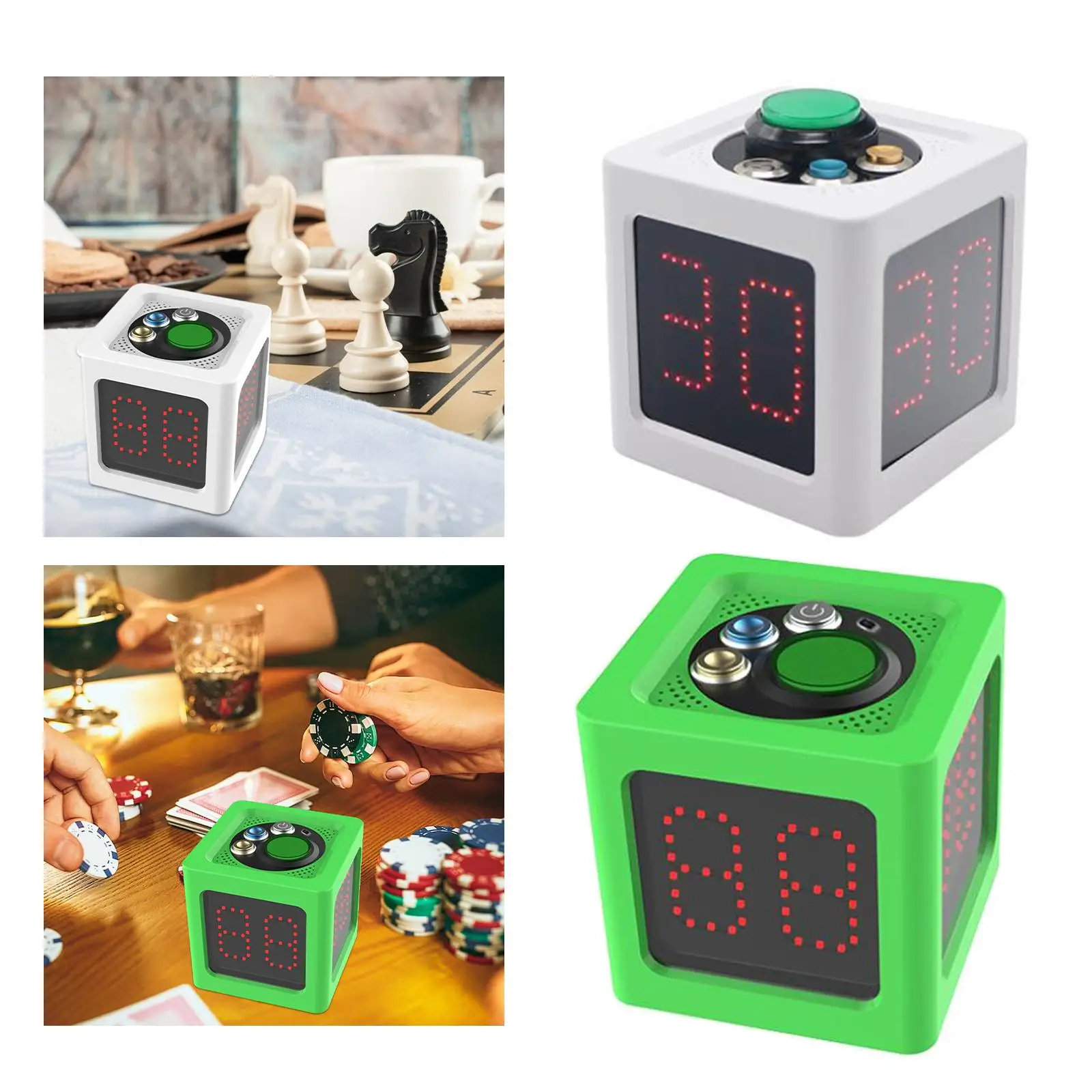 Chess Clock Timer Gift Game Timer Tournament Play Countdown Timer for Mahjong