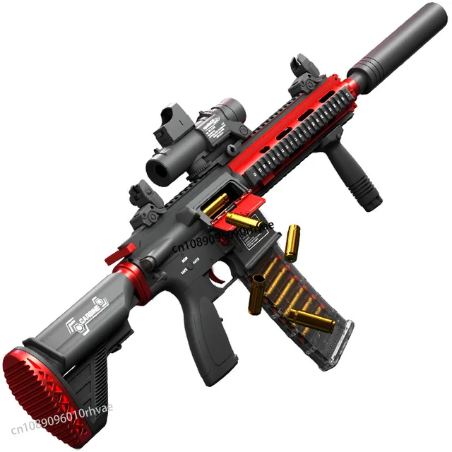 Hand-In-One M416 Soft Bullet Gun Shell Launching Electric Repeated Submachine Gun Boy'S Toy Gun Model 2025 Christmas Gift 4