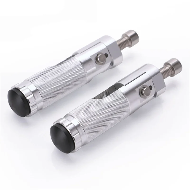 Motorcycle Folding Footrests 2pcs Motorbike Footpegs Universal CNC Aluminum Motor Foot Rests Pegs Rear Pedals Set Parts motorcycle accessories motorcycle foot pedals motorcycle footrests