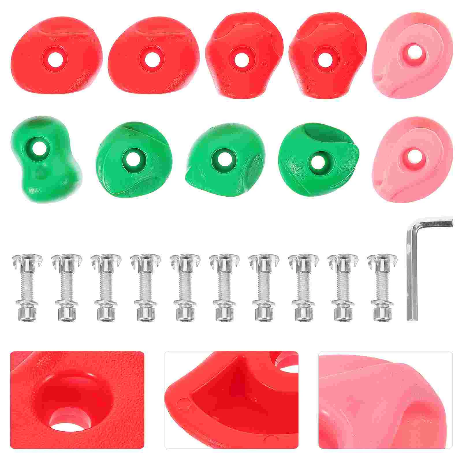 

10 Sets Rock Climbing Professional Rocks for Kids Accessories Indoor Plastic Sports Holds Child